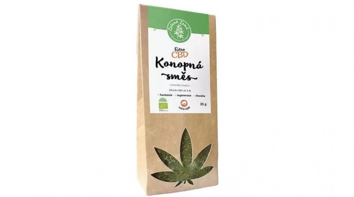 Zelená Země CBD Extra konopná směs 4% 35 g