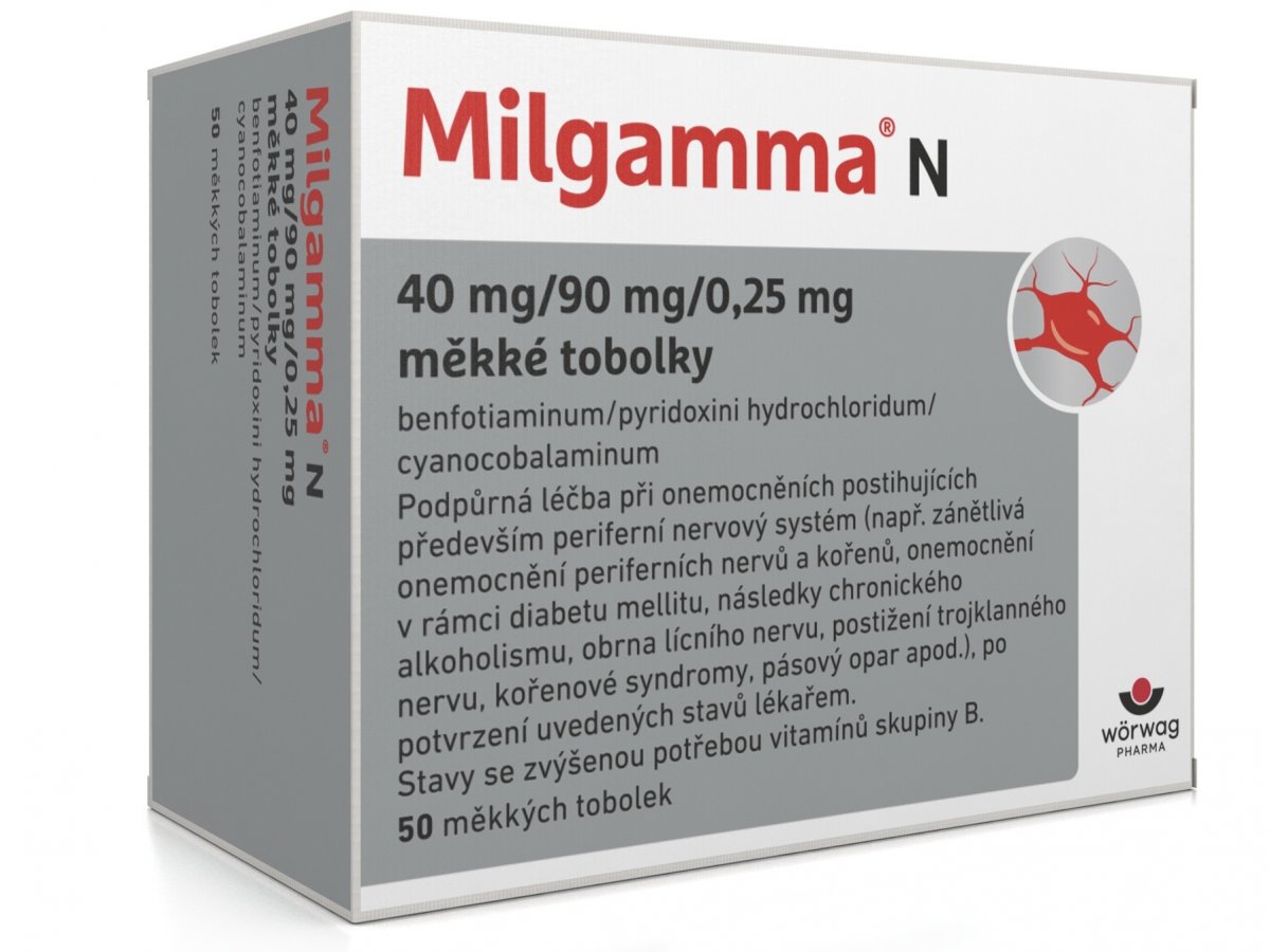 Jak užívat lék milgamma N cps?