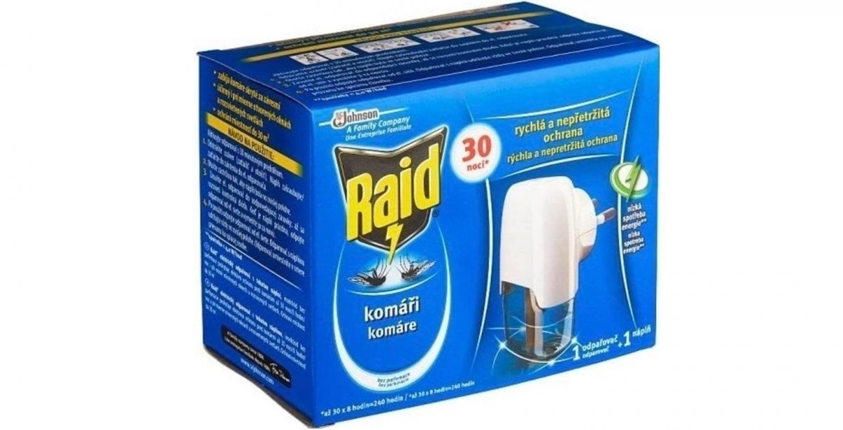 Raid Elektrický odpařovač s tekutou náplní 30 nocí 21ml