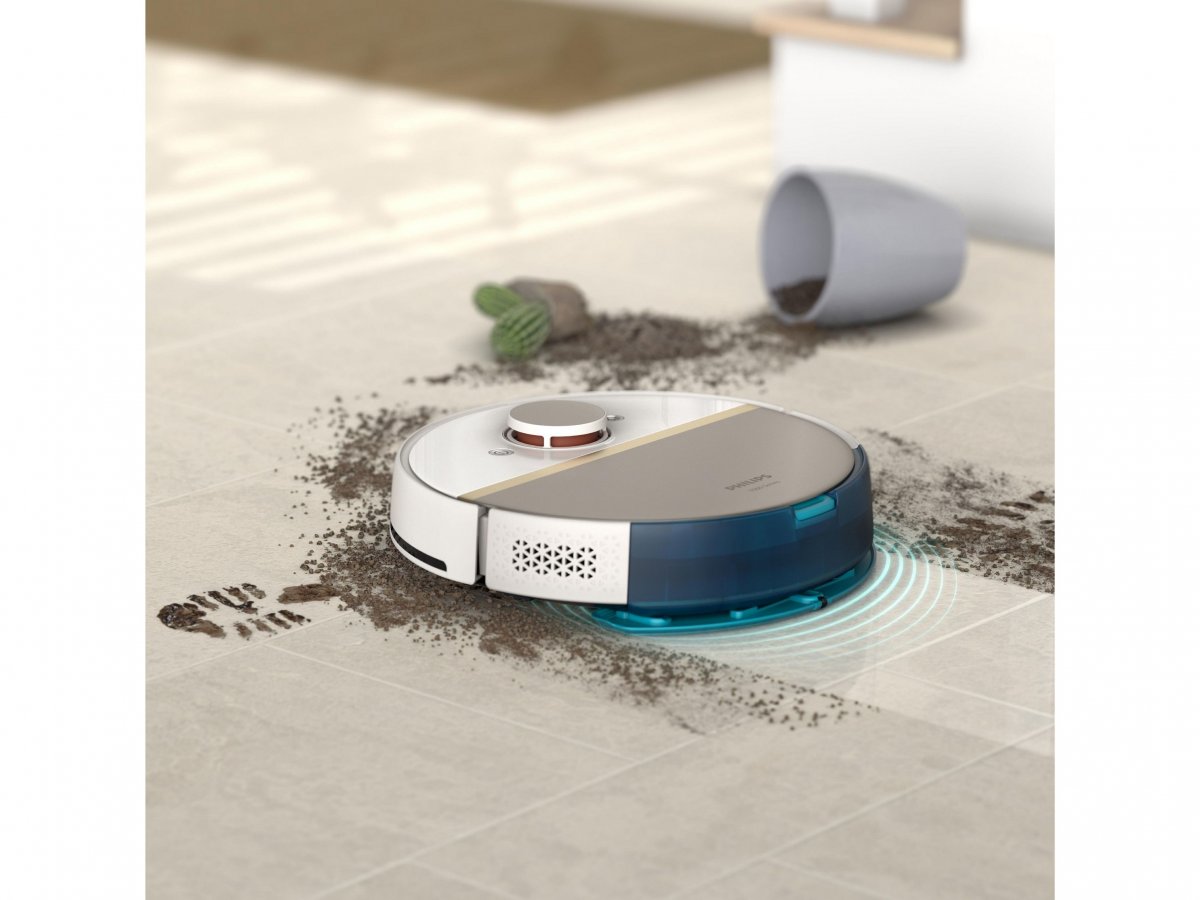 Velká nádržka na vodu pro efektivní vytírání