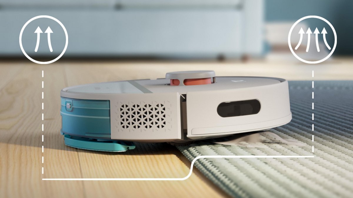 Silný výkon a chytré senzory pro bezchybný úklid