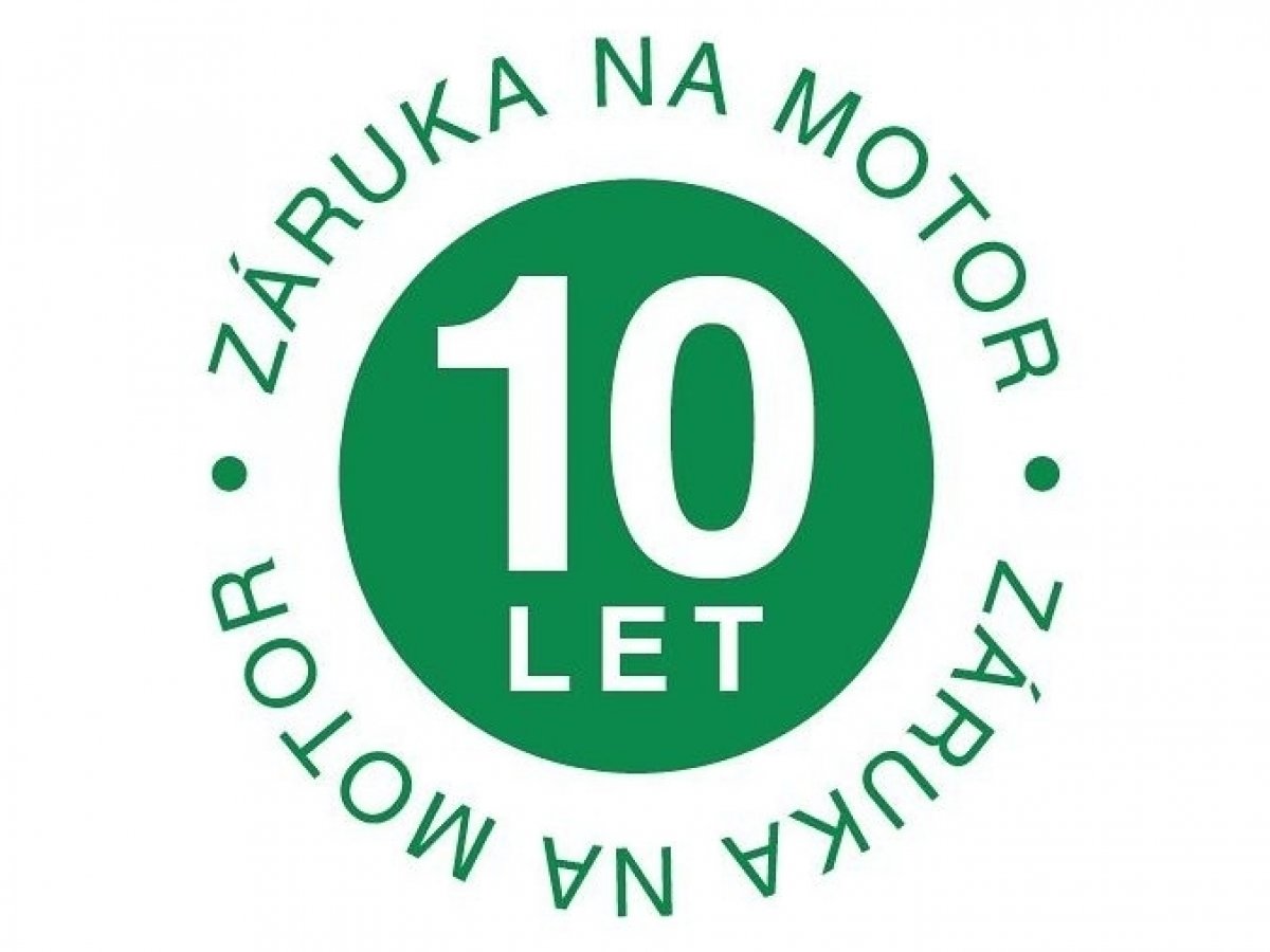 10 let záruka na motor