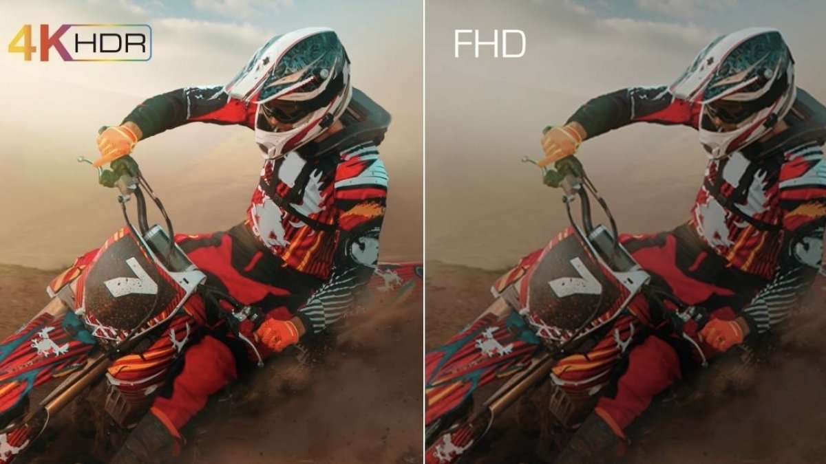 Bohatost obrazu díky 4K HDR