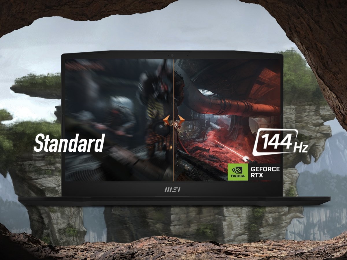 Plynulý obraz na 144Hz displeji