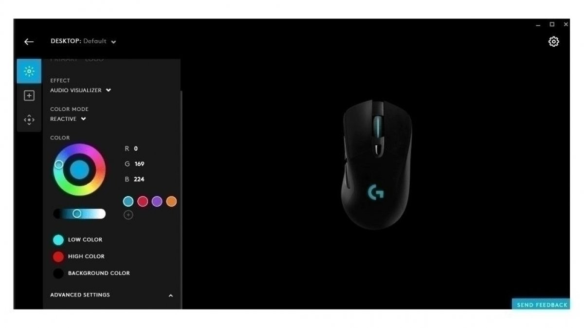 RGB podsvícení LIGHTSYNC