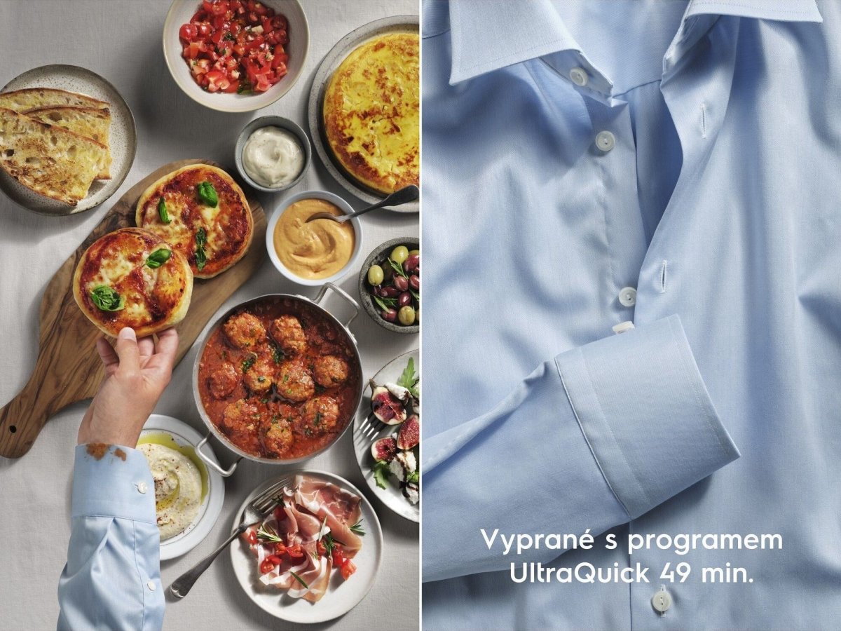 Rychlé praní s UltraQuick 49 min.
