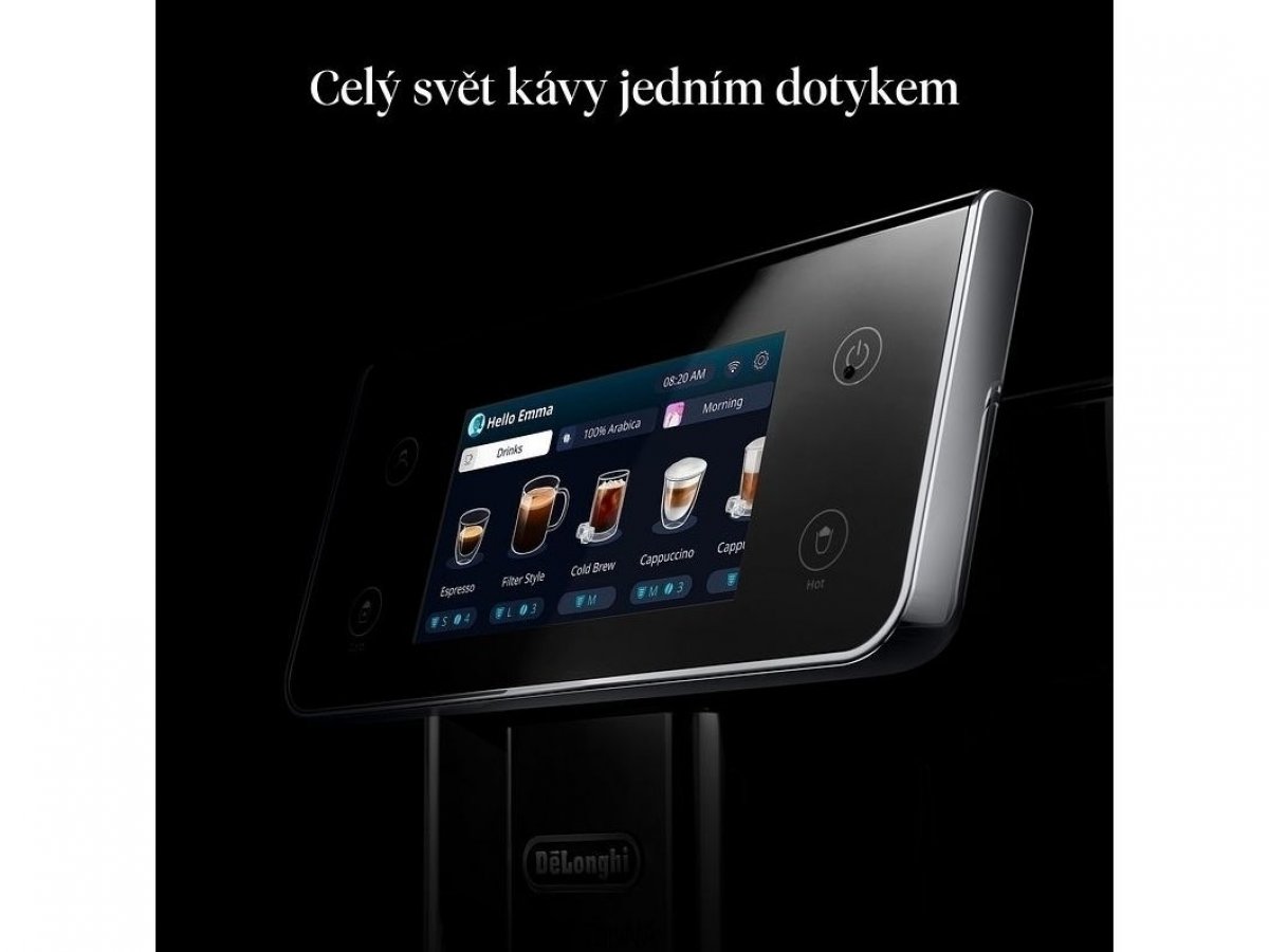 Intuitivní barevný dotykový displej