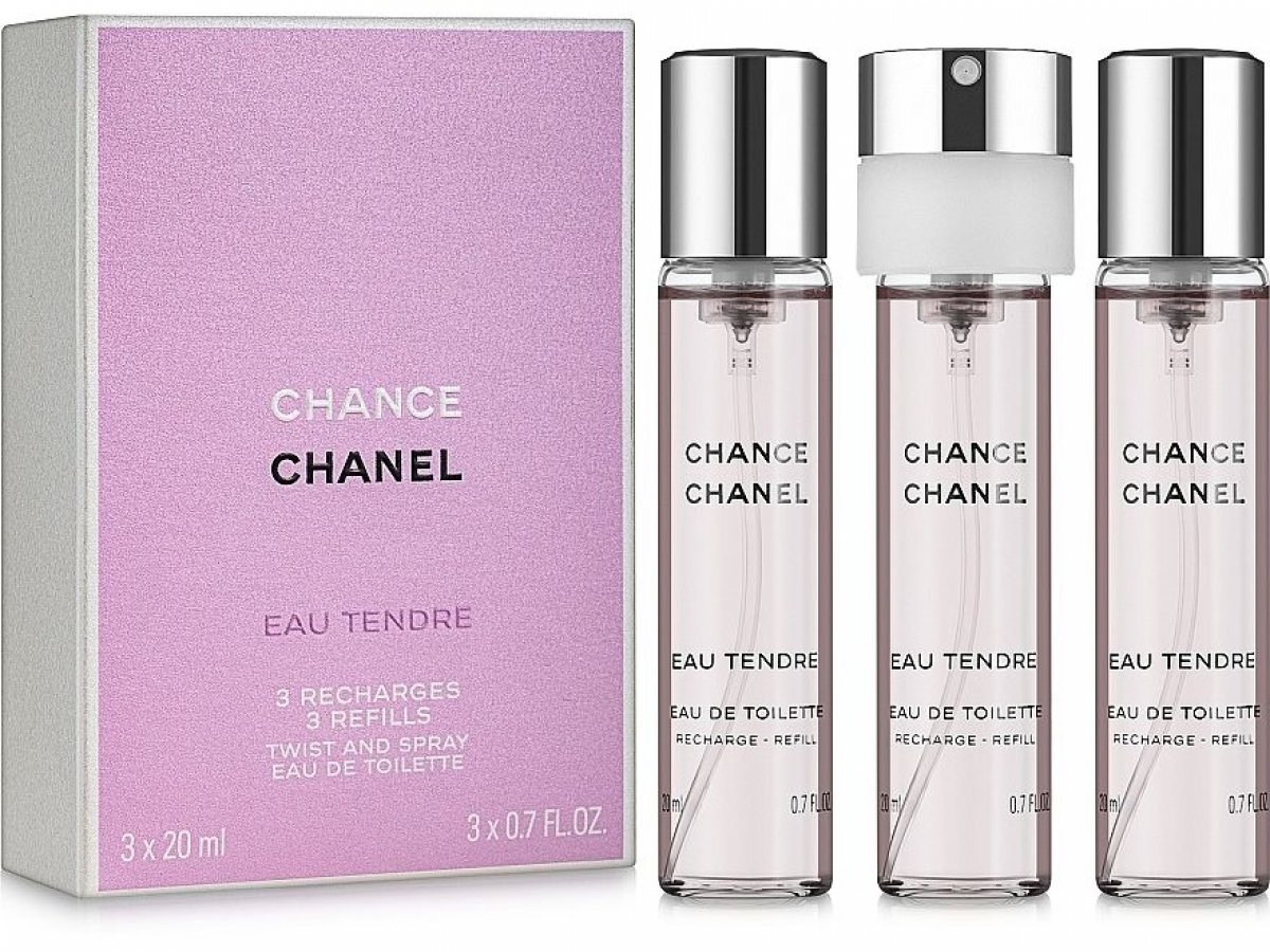 Chanel Chance Eau Tendre toaletní voda dámská 3 x 20 ml náplň od 2