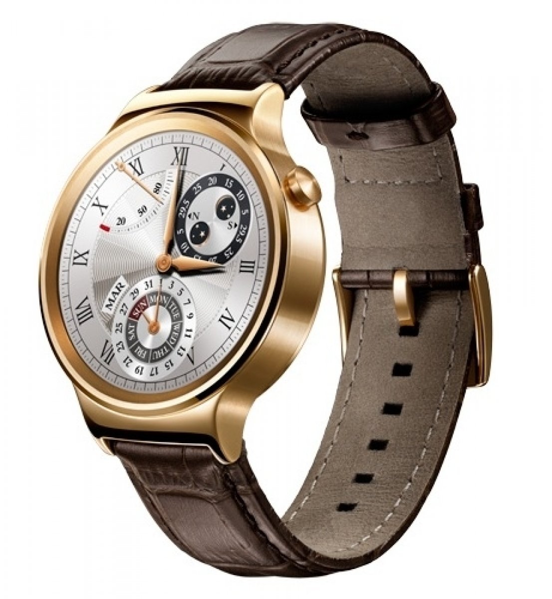 HUAWEI WATCH W1 CLASSIC LEATHER MERCURYの+centrotecnicodirecthair