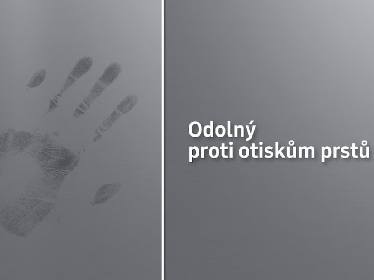 Vždy čistý povrch bez otisků