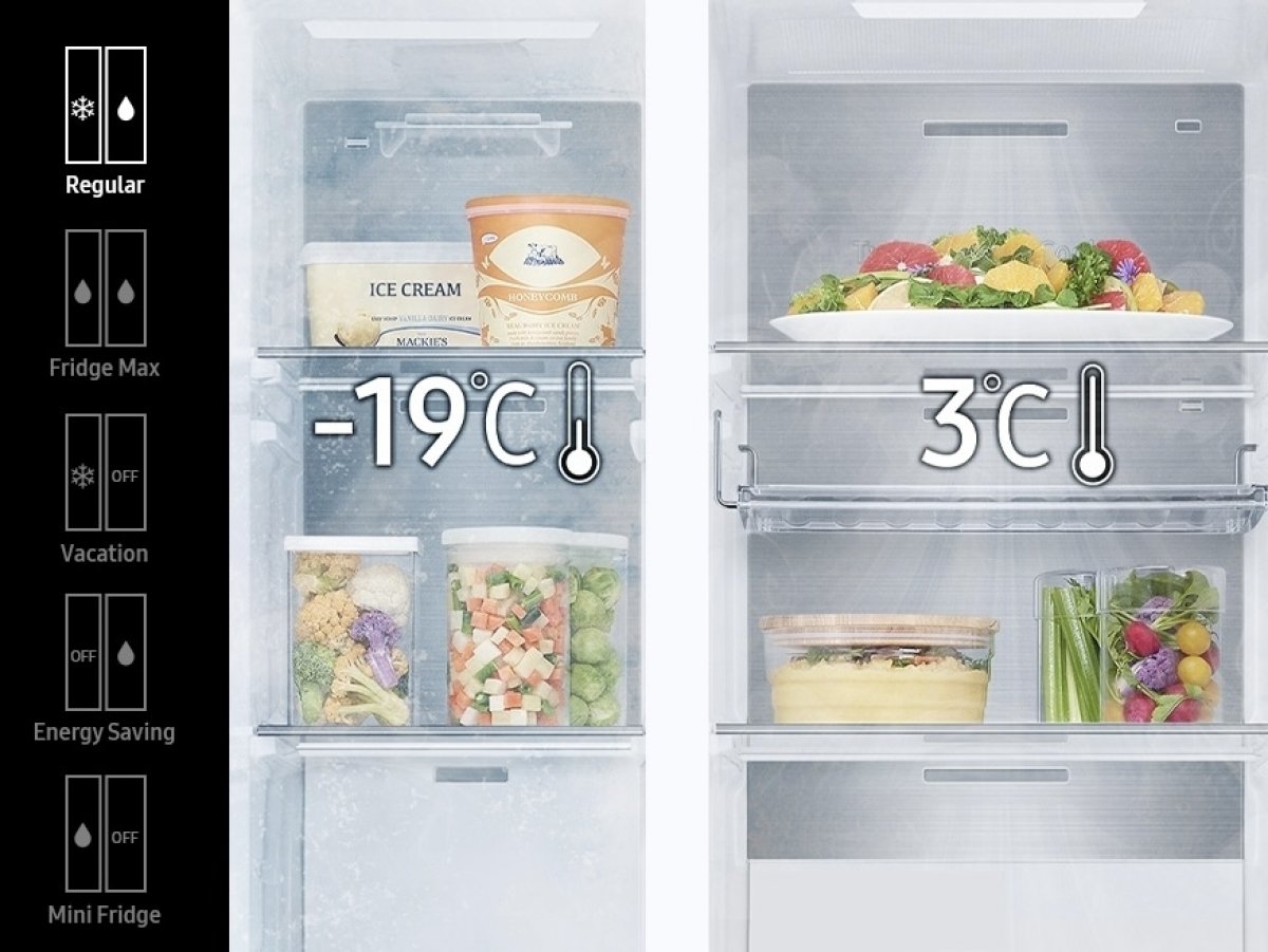 Vyberte si z 5 režimů pro ideální teplotu
