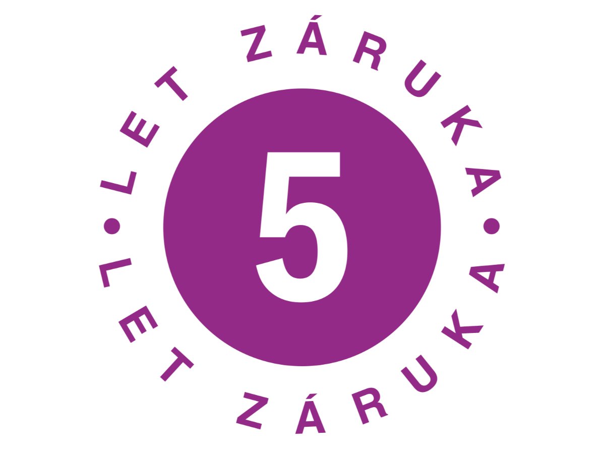 Nyní s prodlouženou zárukou na 5 let!