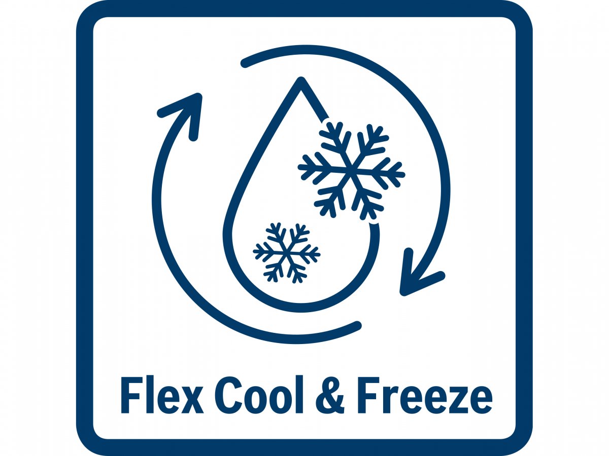 Funkce Flex Cool & Freeze pro více místa