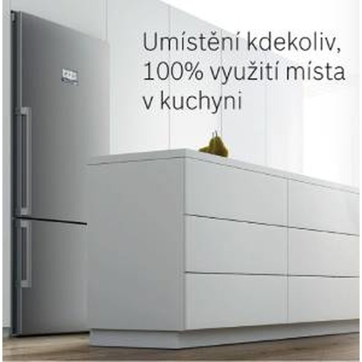 Umístění kdekoli, 100% využití místa v kuchyni