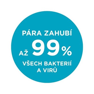 Horká pára zničí téměř 99 % bakterií běžně se vyskytujících v domácnosti