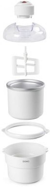 Sorbetière Compacte DOMO DO2309I - Capacité 1L, Fonctionnement Simple, Blanc