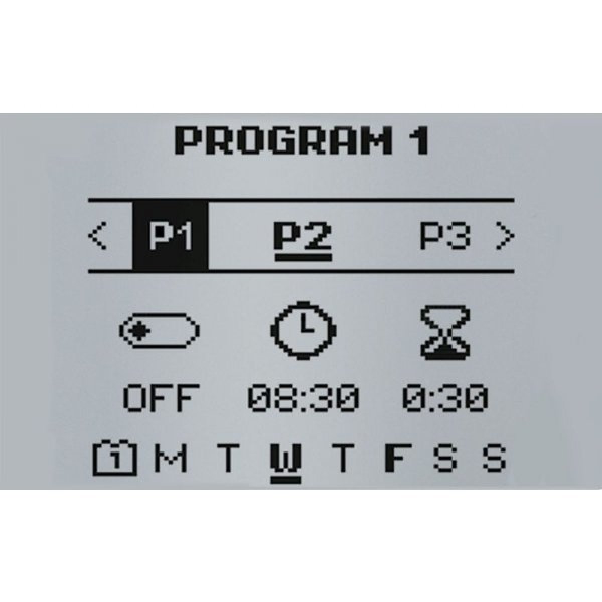 Flexibilní zavlažování se šesti programy