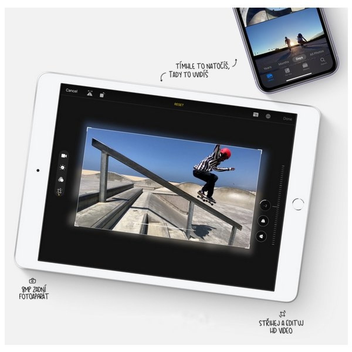 Apple iPad 2020 128GB Wi-Fi Silver MYLE2FD/A od 12 315 Kč - Heureka.cz