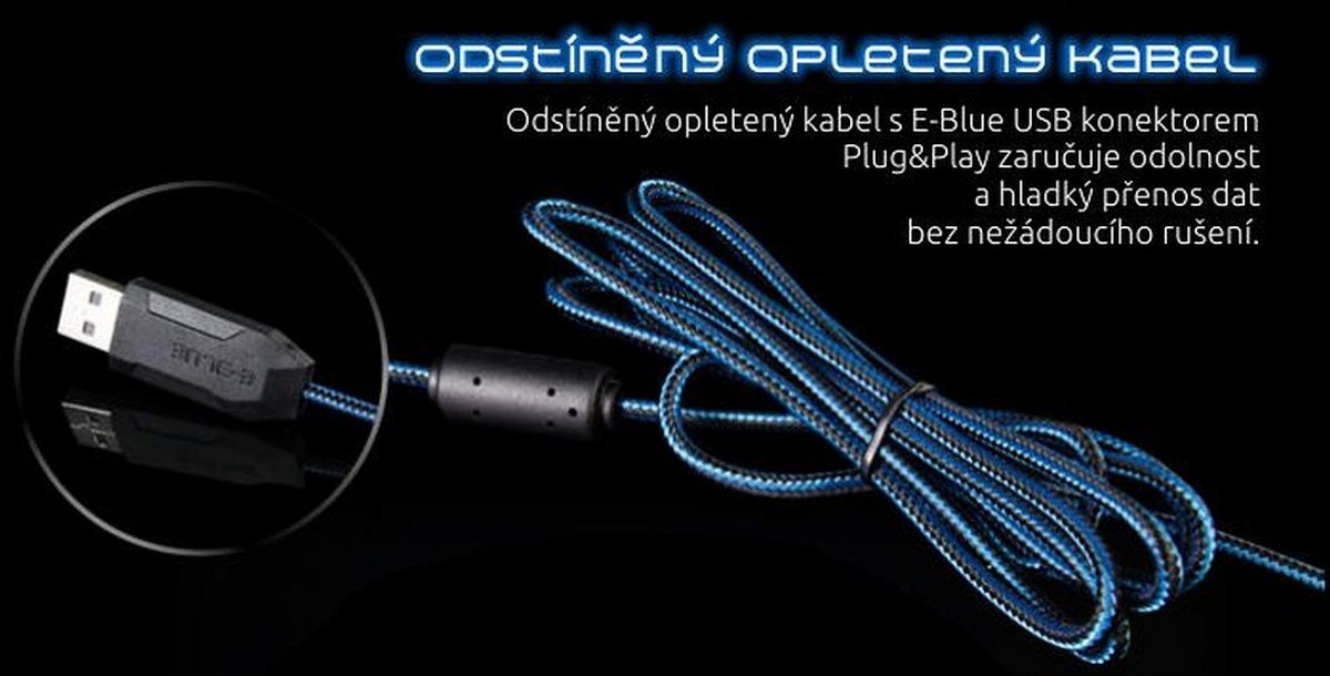 Odstíněný opletený kabel