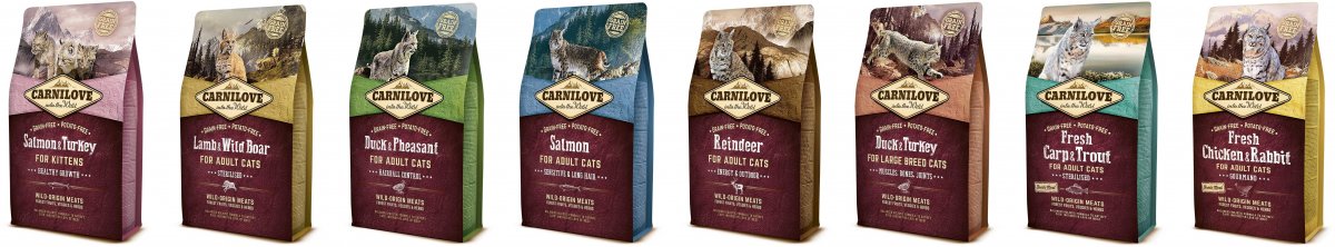 Carnilove Duck & Turkey for Large Breed Cats Muscles Bones Joints