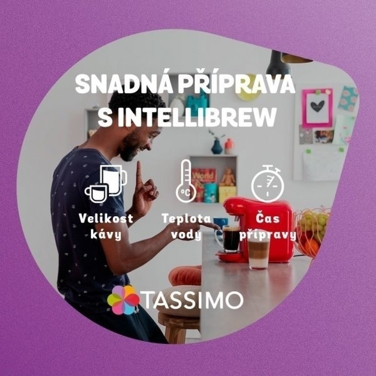 Technologie Intellibrew - káva stisknutím jednoho tlačítka