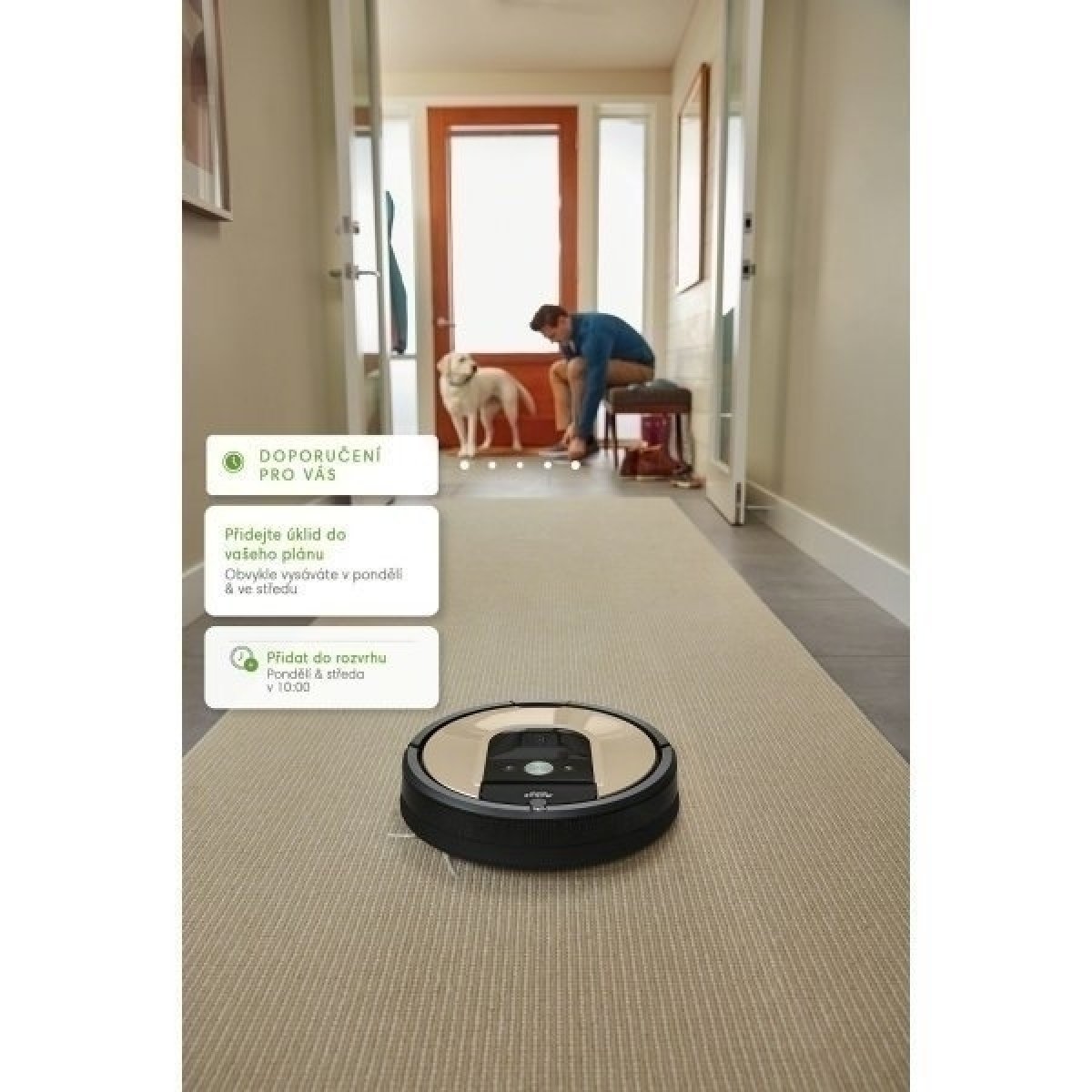 Smart technologie s mobilní aplikací iRobot HOME