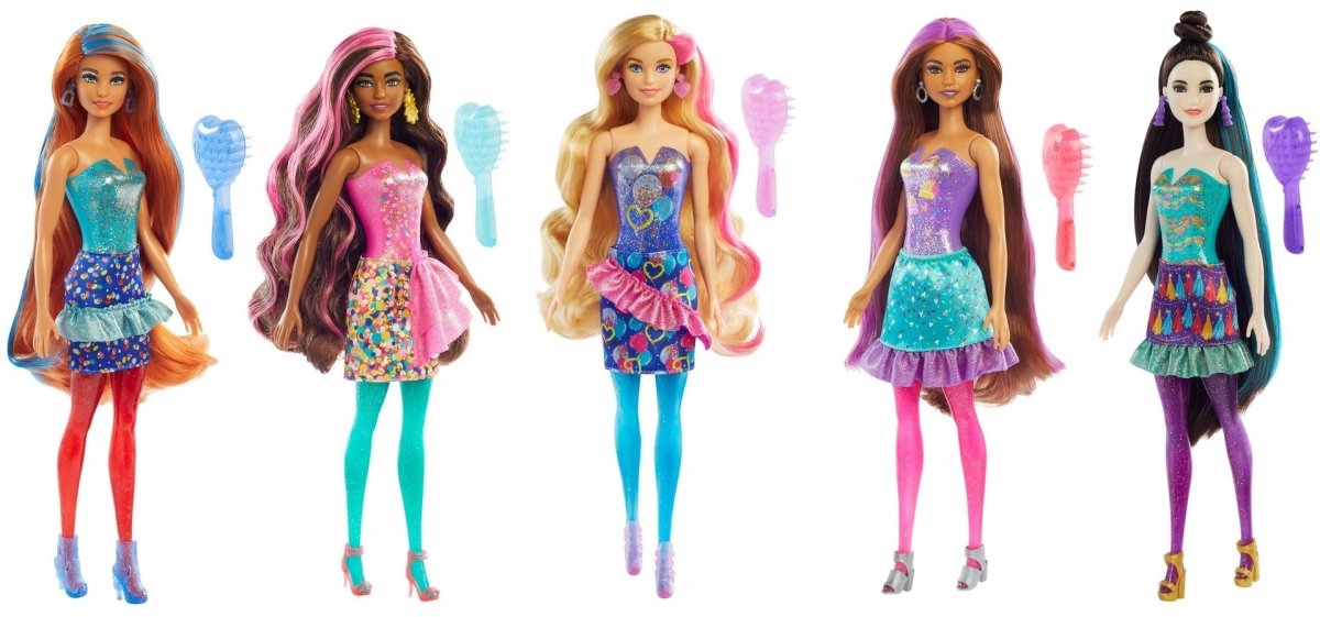 Barbie GTR96 COLOR REVEAL BARBIE KONFETY