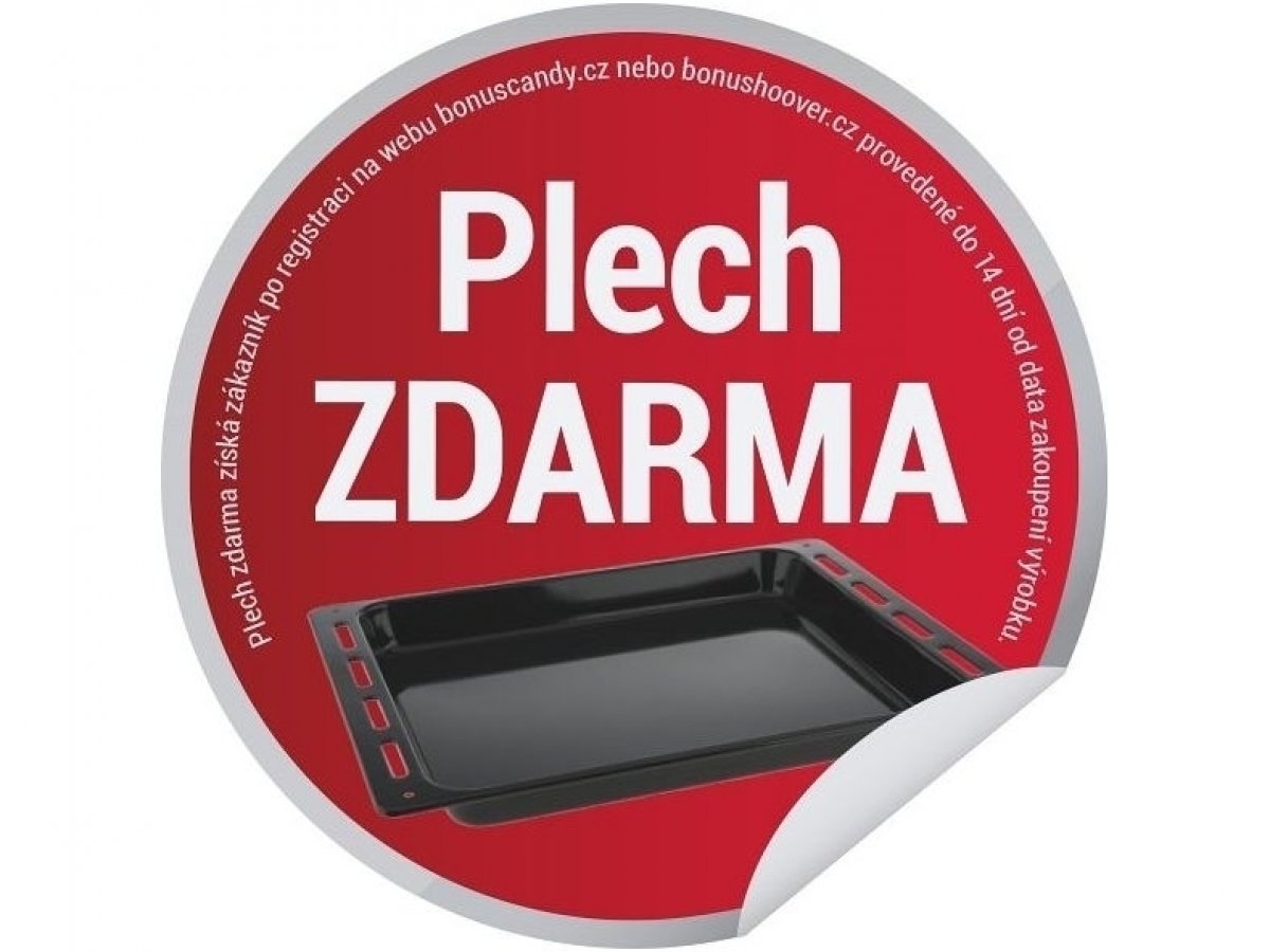 Zdarma plech jako dárek