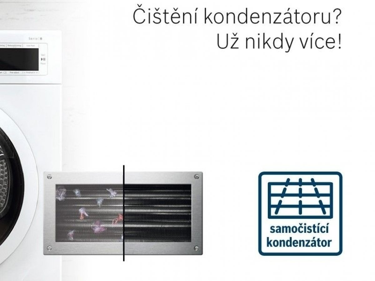 Čištění kondenzátoru? Už nikdy více!