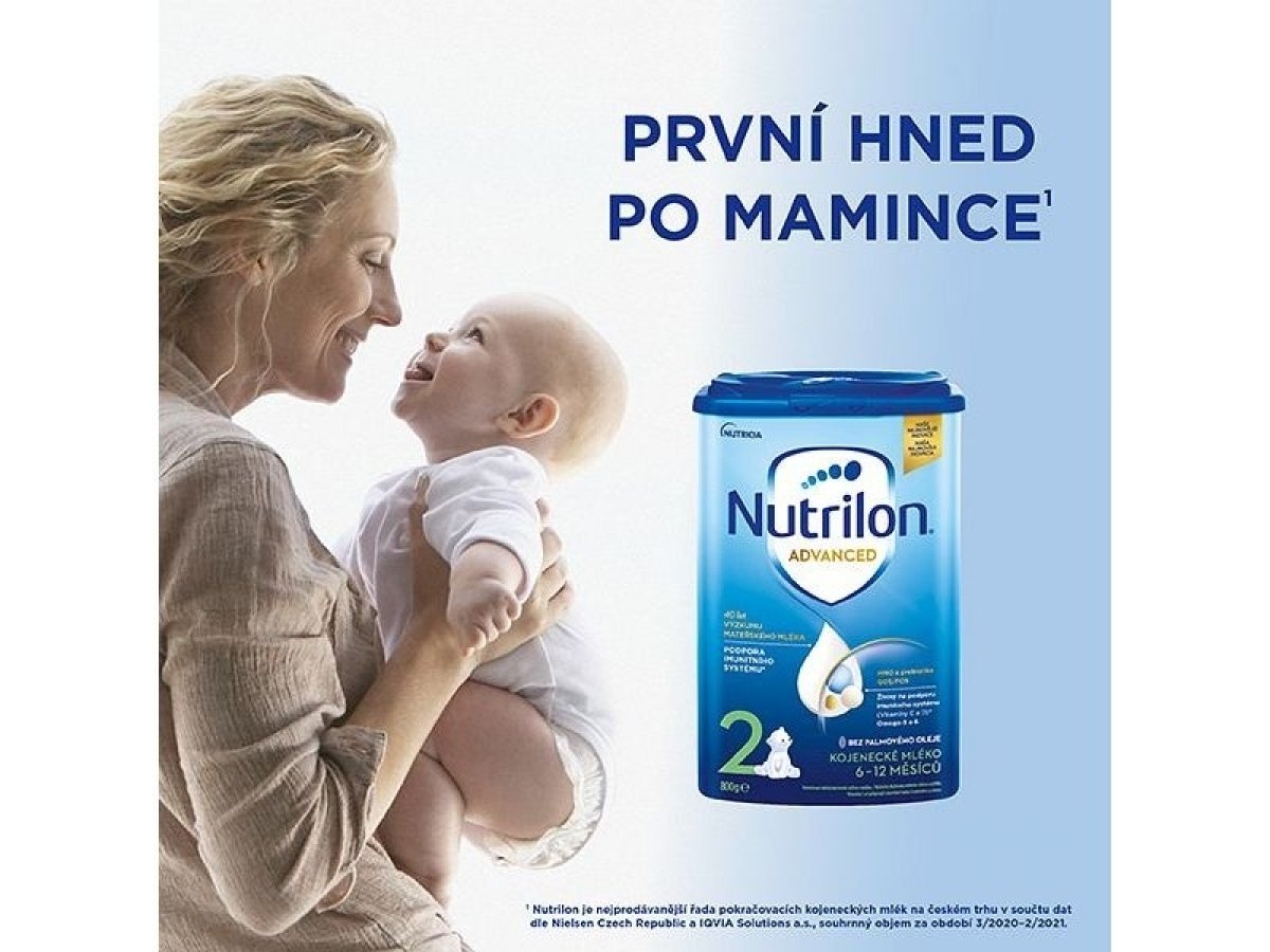 Nutrilon, první hned po mamince