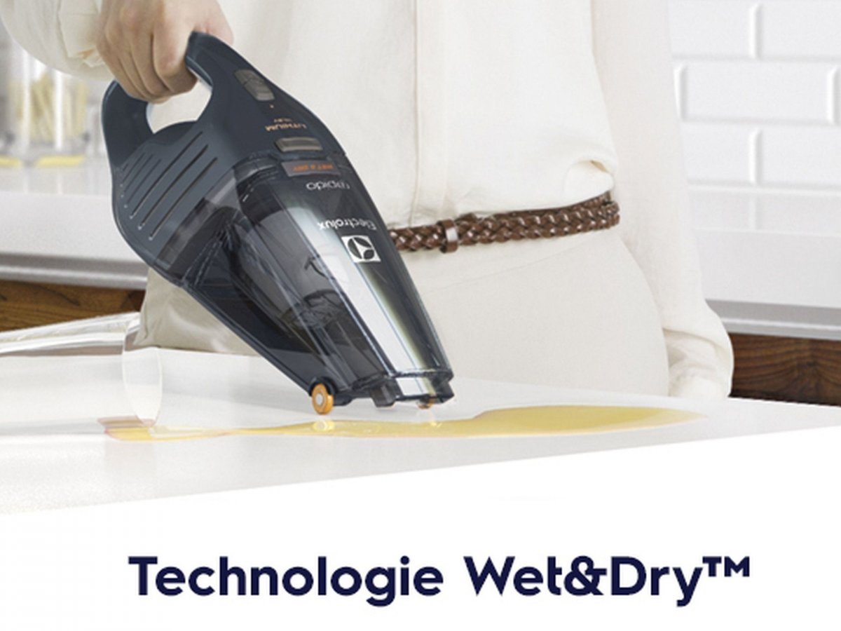 S technologií Wet&Dry vysajete vše, co vám přijde do cesty