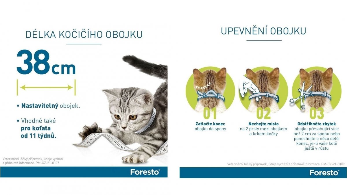 Foresto obojek pro malé psy a kočky do 8 kg 38 cm od 585 Kč - Heureka.cz