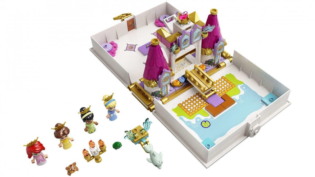 LEGO® | Disney Princess™ 43193 Ariel Kráska Popelka a Tiana a jejich pohádková kniha dobrodružství