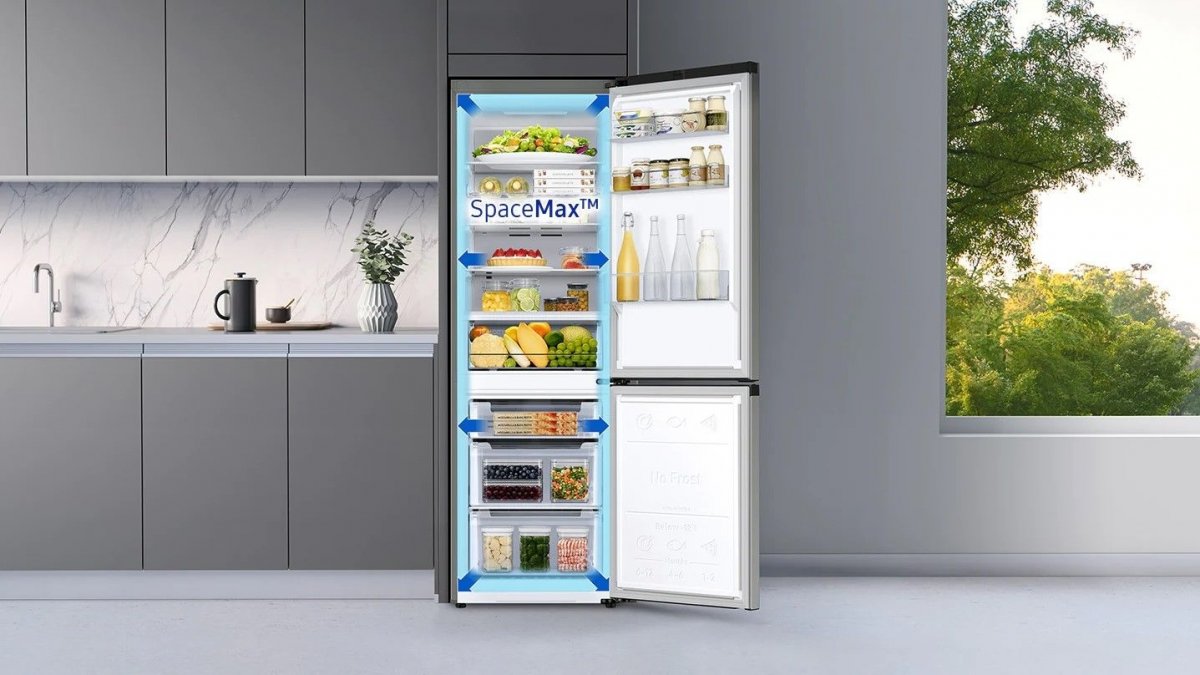 Elegantní a prostorná lednice