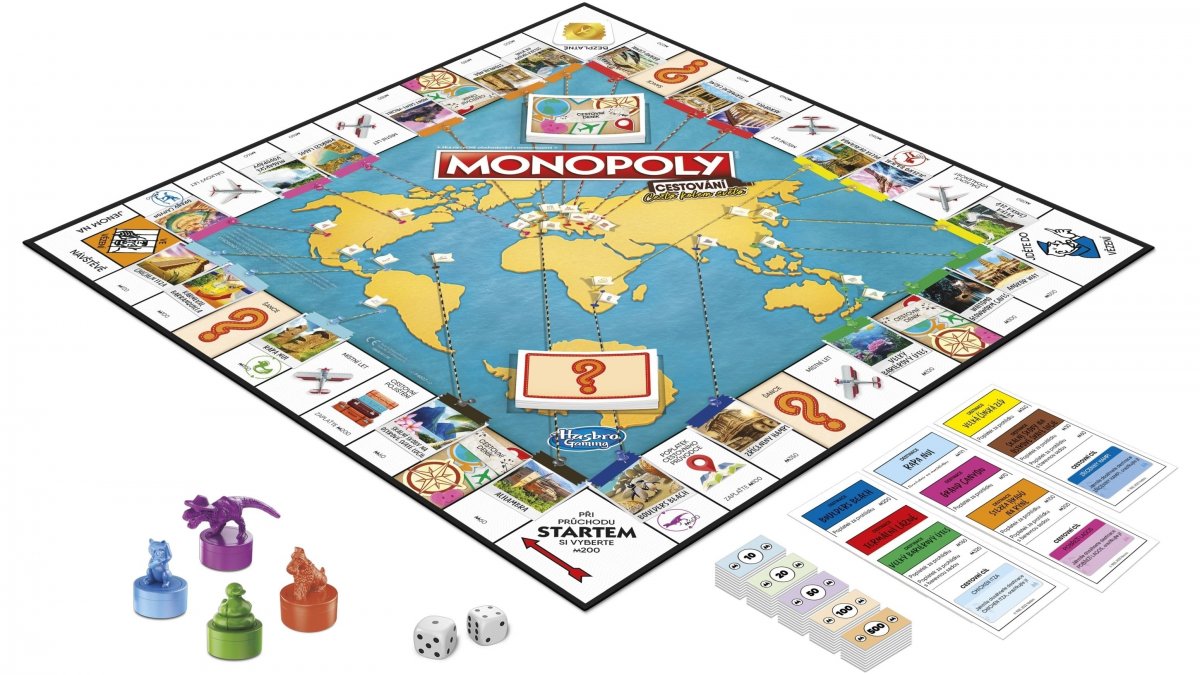 Hasbro Monopoly Cesta Kolem Světa
