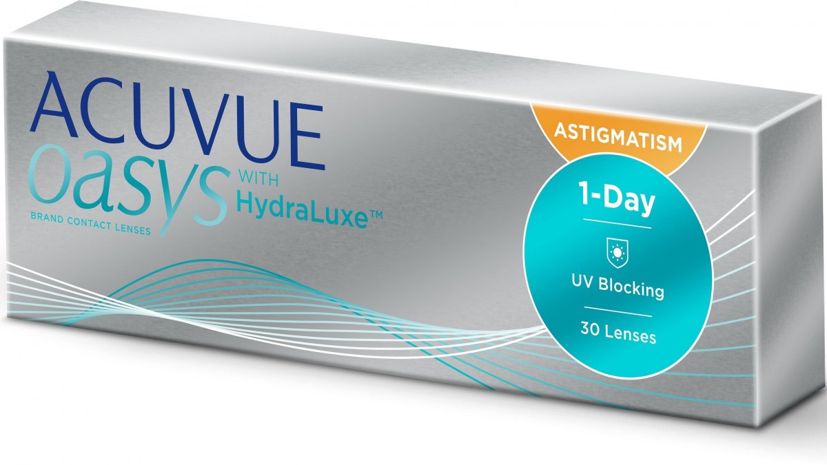 ACUVUE® OASYS 1-Day for ASTIGMATISM with HydraLuxe™