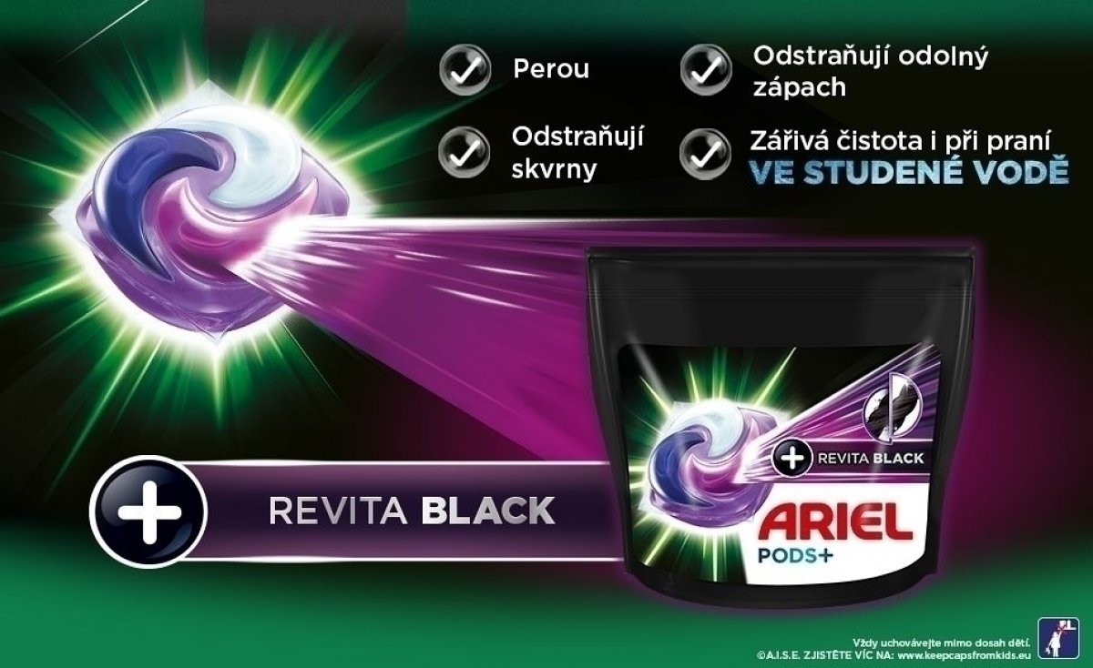 obr Ariel +Revitablack kapsle 36 PD