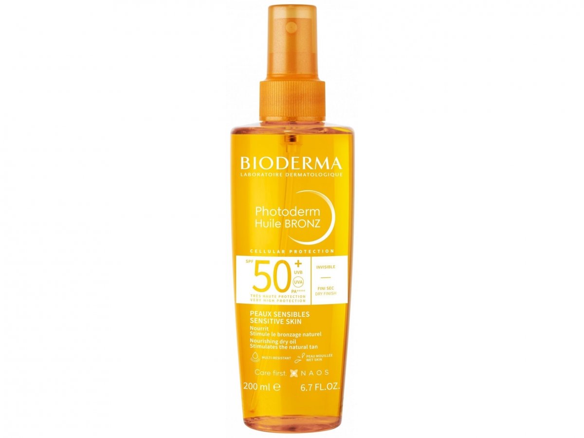 Bioderma Photoderm Bronz olej spray SPF50+ 200 ml od 599 Kč - Heureka.cz