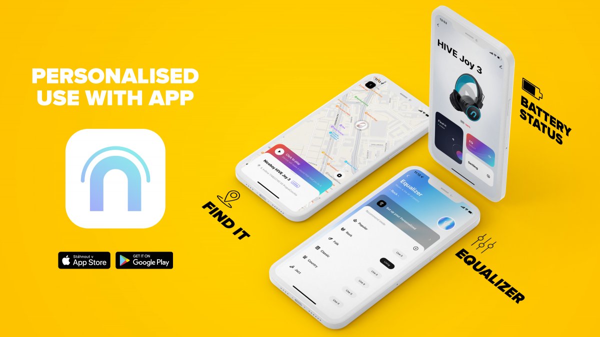S mobilní aplikací vyladíte zvuk i najdete sluchátka
