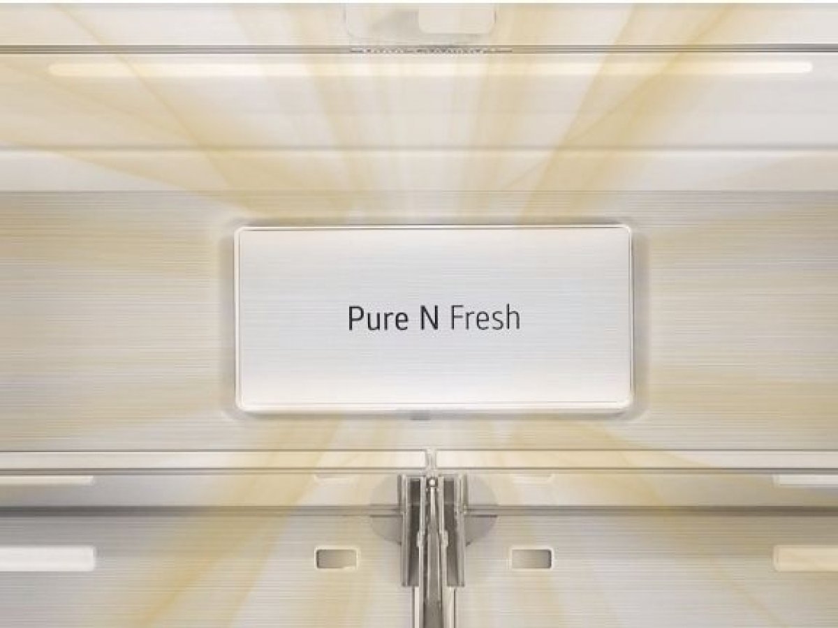 Méně pachů v chladničce s technologií Pure N Fresh