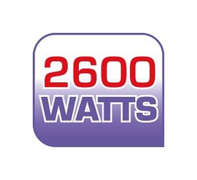 2600 W pro rychlé zahřátí