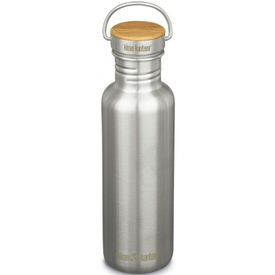 Klean Kanteen Reflect w/Bamboo Cap - brushed stainless 800 ml 0,8 l