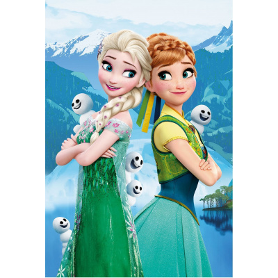 DINO Puzzle Disney pohádky: Anna a Elsa 54 dílků