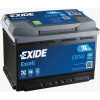 Exide Excell 12V 74Ah 680A EB740 nabitá autobaterie