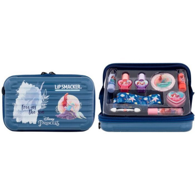 Lip Smaker Disney Princess Ariel Travel To Go Beauty Case - Dárková sada 1 g