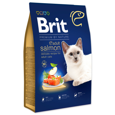 Brit Premium (VAFO Praha s.r.o.) Brit Premium Cat by Nature Adult Salmon 8kg