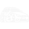 SAMOLEPKA Ford Mondeo combi karikatura pravá (09 - bílá) NA AUTO, NÁLEPKA, FÓLIE, POLEP, TUNING, VÝROBA, TISK, ALZA