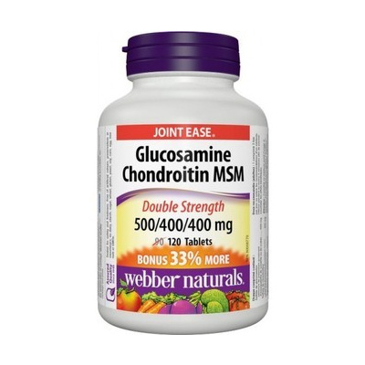 Webber Naturals Glucosamine Chondroitine MSM 500/400/400 mg 120 cps