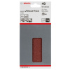 Brusné papíry pro vibrační brusky, 8 otvorů Bosch /bal.10ks/, Expert for Wood 93 x 185 mm, K40
