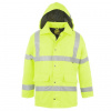 Dunlop Hi Vis Parka Mens Yellow S